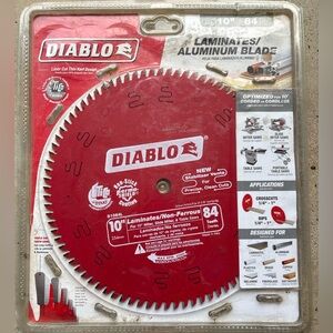 ⭐️ BRAND NEW ⭐️ Diablo Saw Blade 10” 84 Teeth Laminates & Non Ferrous